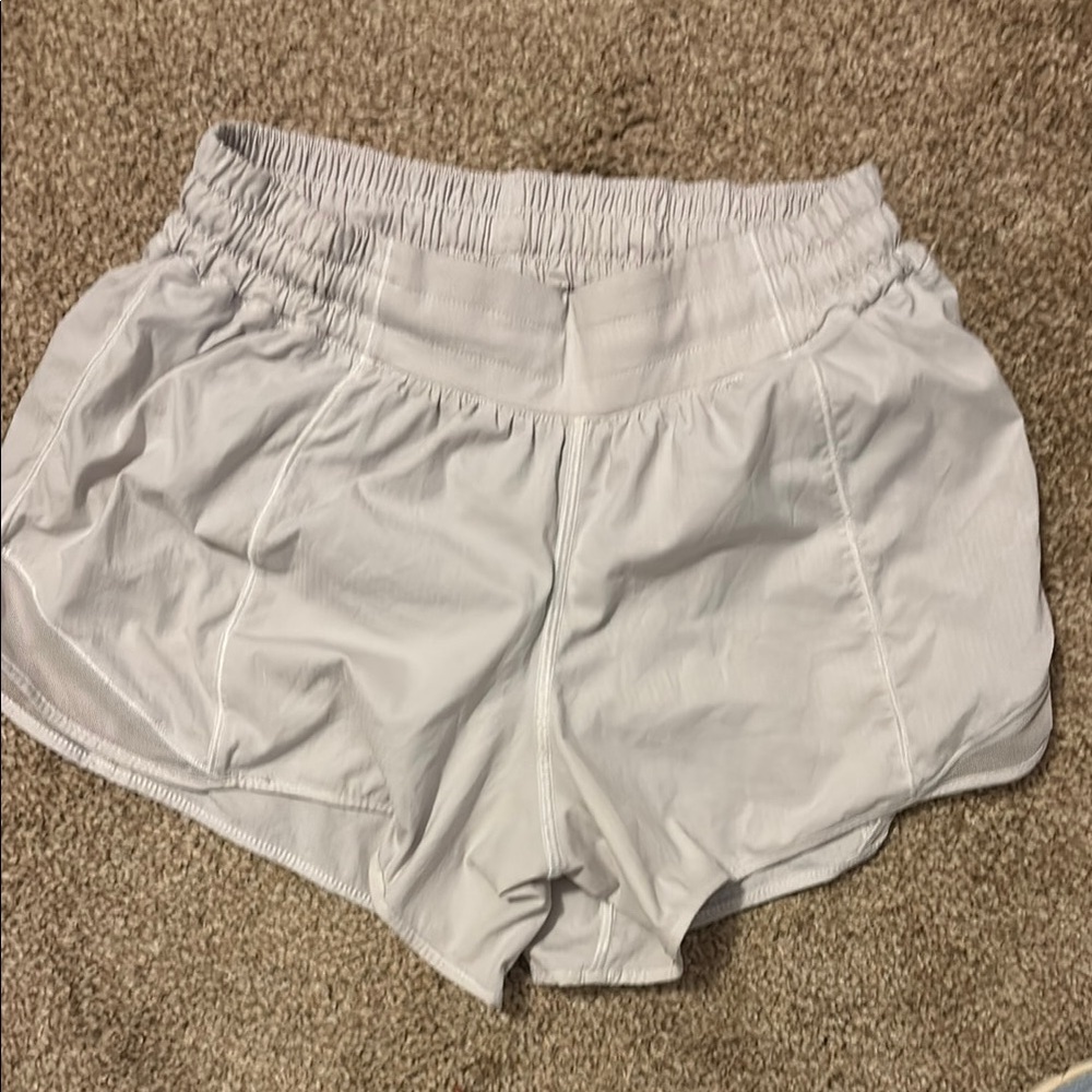 lululemon athletica white Athletic Shorts